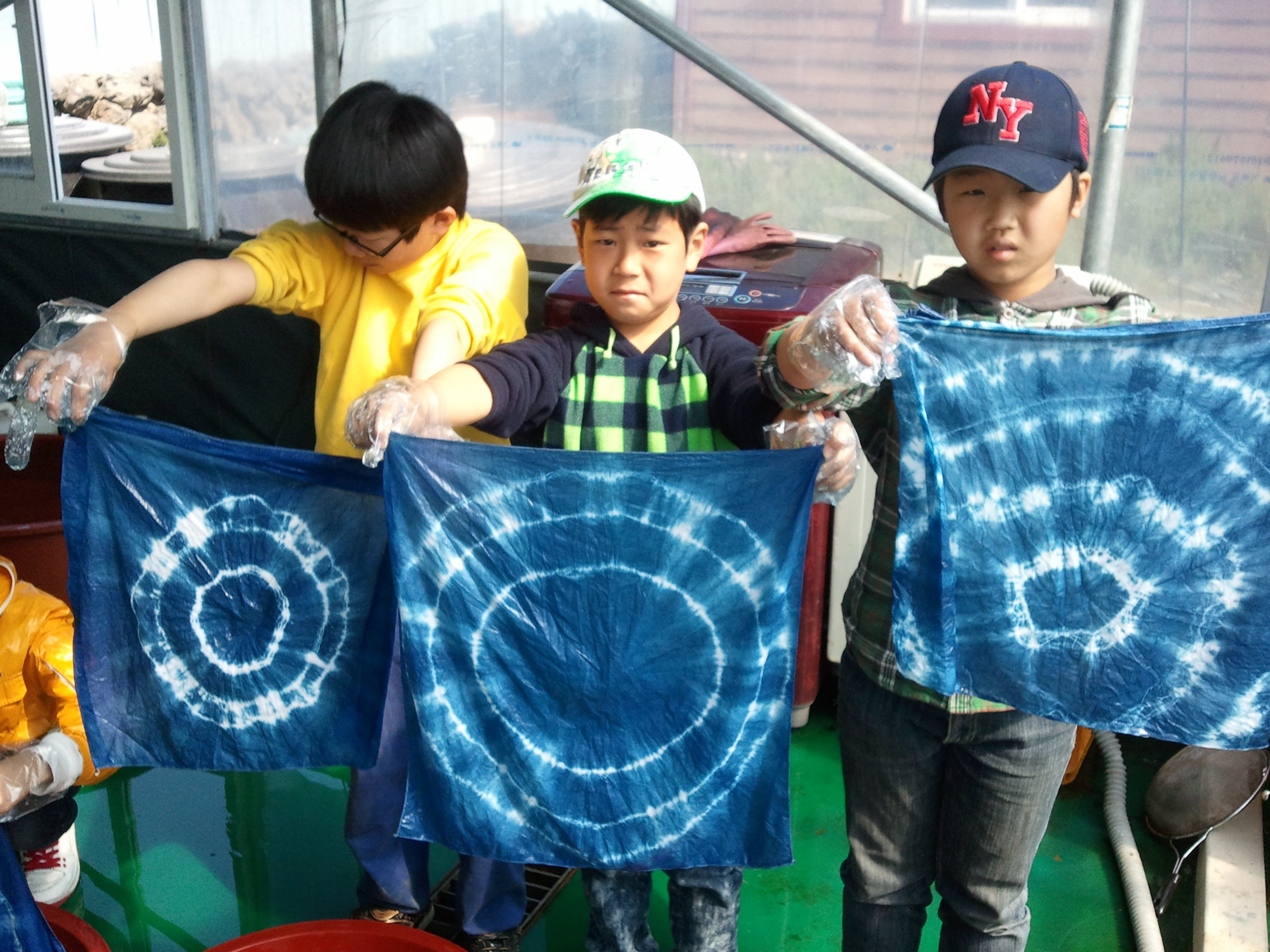 [농촌자원] 천연염색체험(서귀중앙초,2011.4.19)